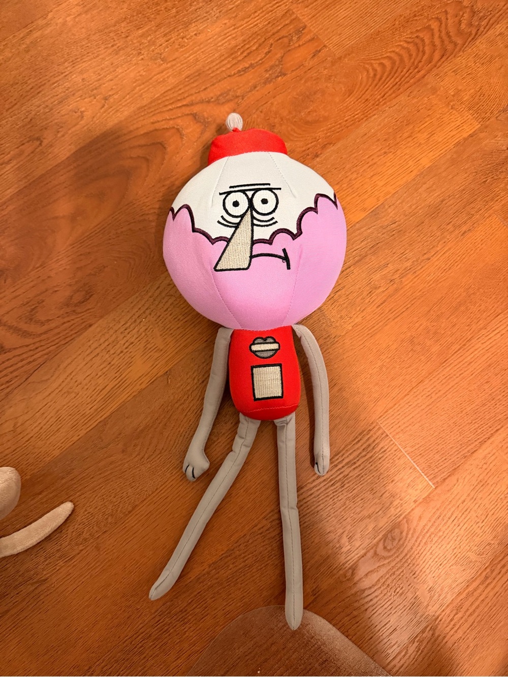 Cartoon Network Regular Show Benson Plush Gumball Machine Toy